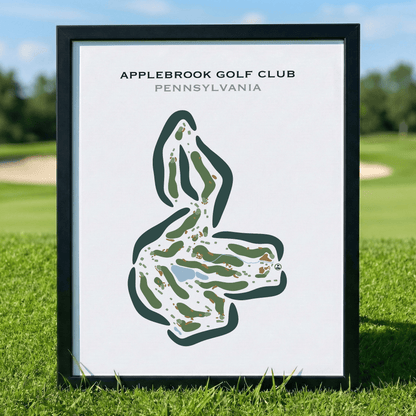 Applebrook Golf Club, Pennsylvania - Printed Golf Courses