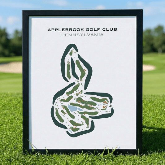 Applebrook Golf Club, Pennsylvania - Printed Golf Courses