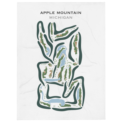 Apple Mountain, Michigan - Printed Golf Courses