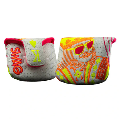 Swag Golf - Orange & Bolt King Mallet Putter Headcover *opened, no bag* - GOLF LEAGUE