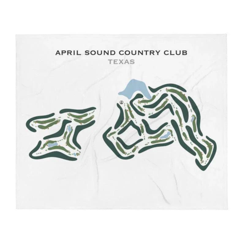 April Sound Country Club, Texas - Printed Golf Course