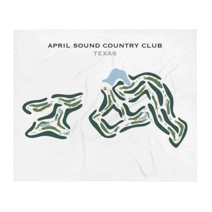 April Sound Country Club, Texas - Printed Golf Course