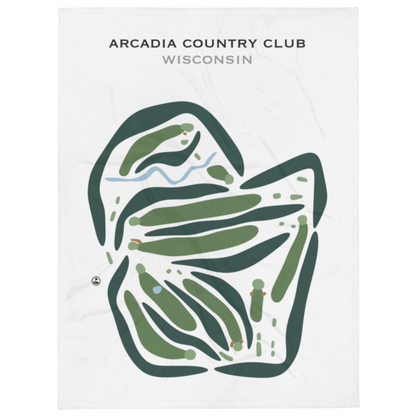 Arcadia Country Club, Wisconsin - Printed Golf Courses