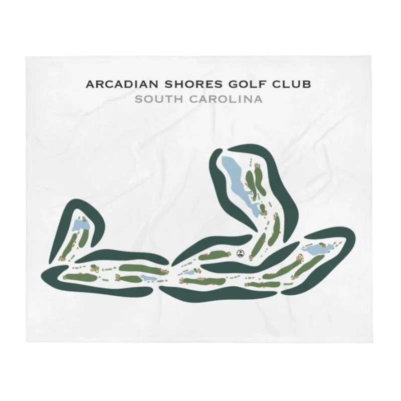 Arcadian Shores Golf Club, South Carolina - Printed Golf Courses
