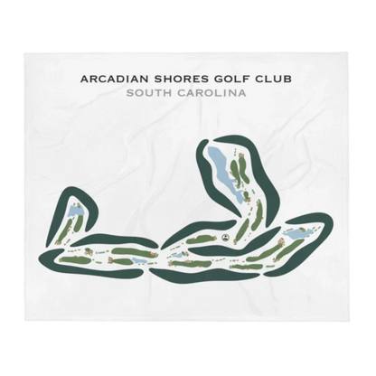 Arcadian Shores Golf Club, South Carolina - Printed Golf Courses