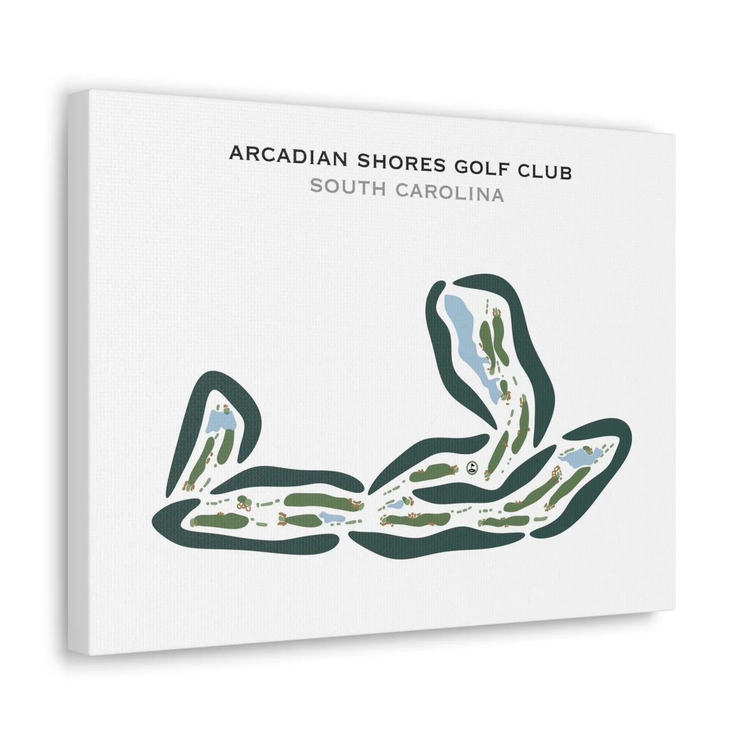 Arcadian Shores Golf Club, South Carolina - Printed Golf Courses