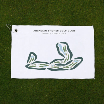 Arcadian Shores Golf Club, South Carolina - Printed Golf Courses