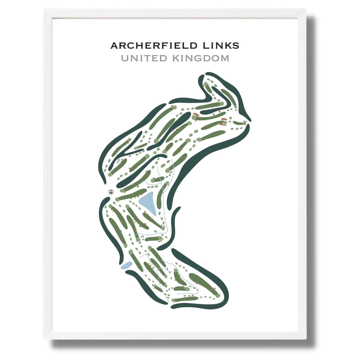 Archerfield Links, United Kingdom - Printed Golf Courses