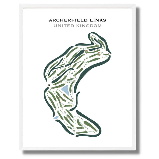 Archerfield Links, United Kingdom - Printed Golf Courses