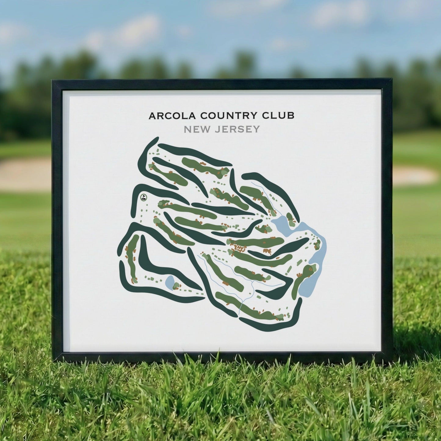 Arcola Country Club, New Jersey - Printed Golf Courses