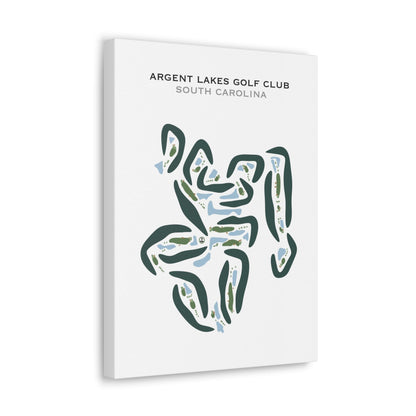 Argent Lakes Golf Club, South Carolina - Printed Golf Courses