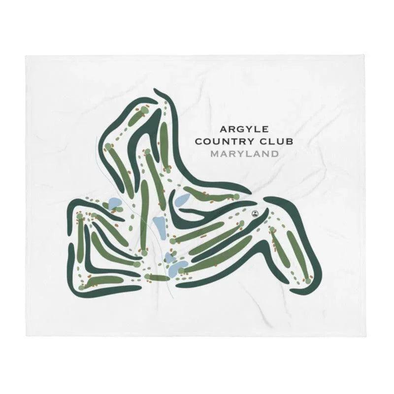 Argyle Country Club, Maryland - Printed Golf Courses