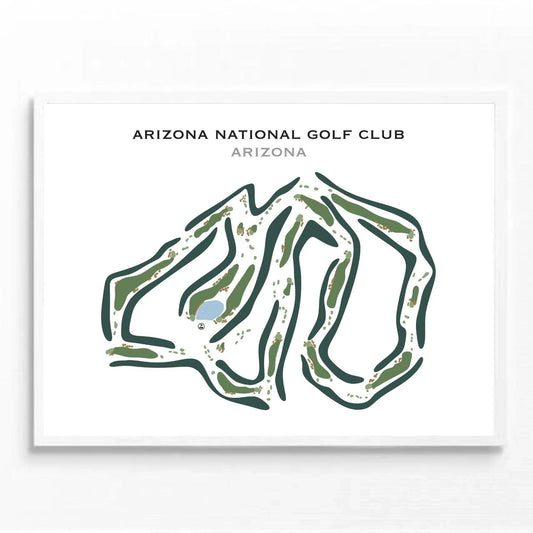 Arizona National Golf Club, Arizona - Printed Golf Courses