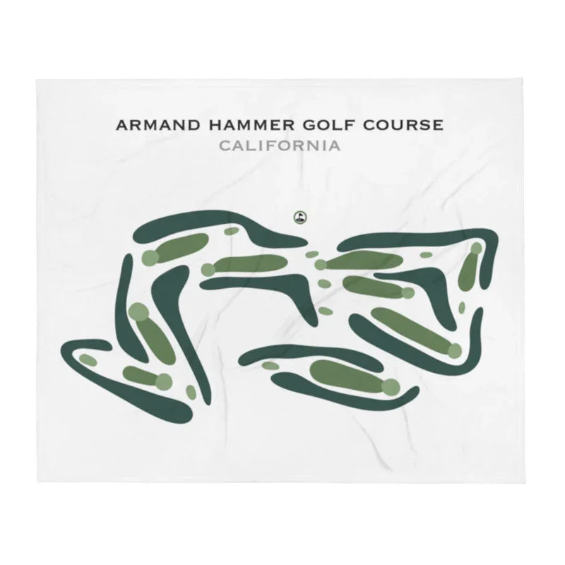 Armand Hammer Golf Course, California - Printed Golf Course