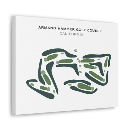 Armand Hammer Golf Course, California - Printed Golf Course