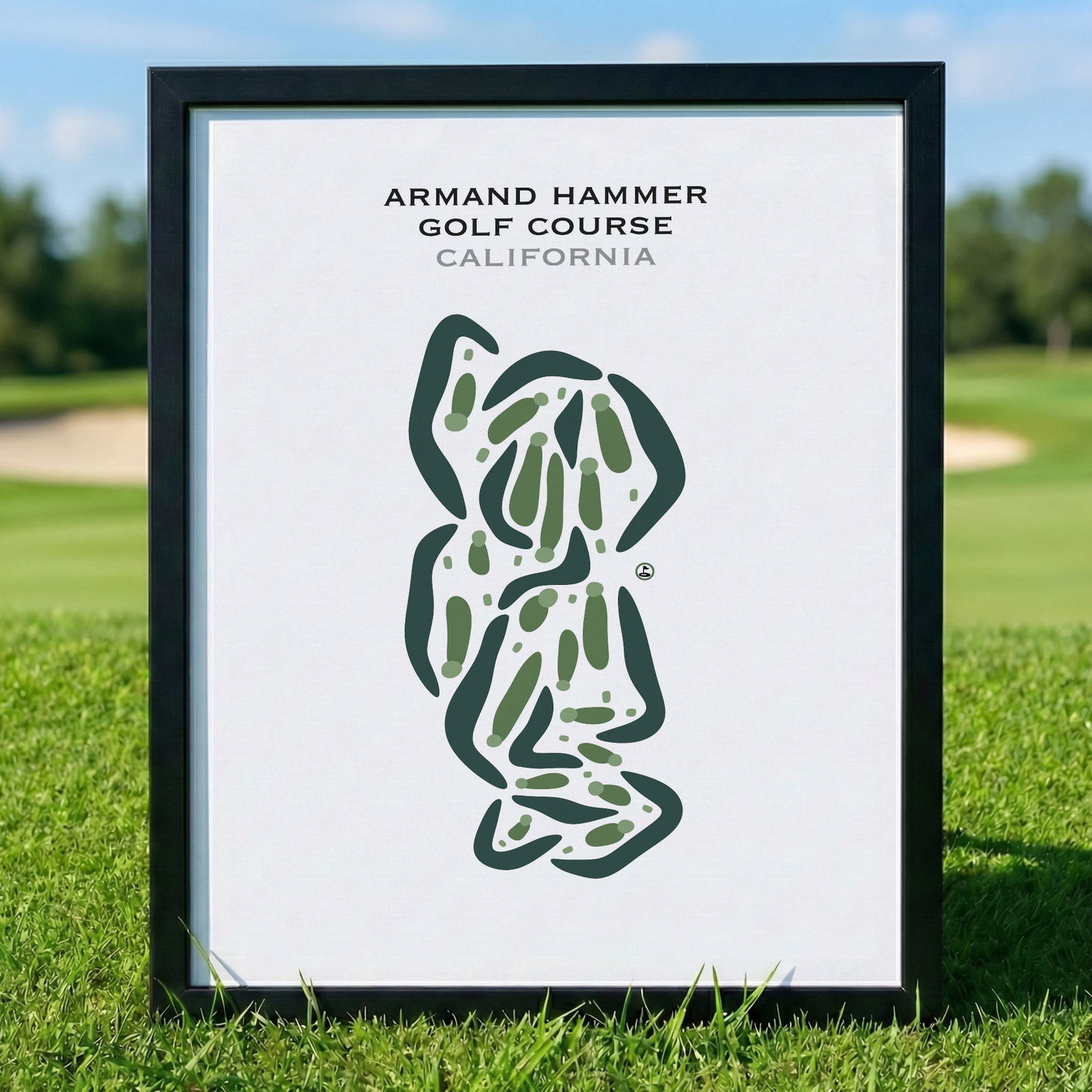 Armand Hammer Golf Course, California - Printed Golf Courses