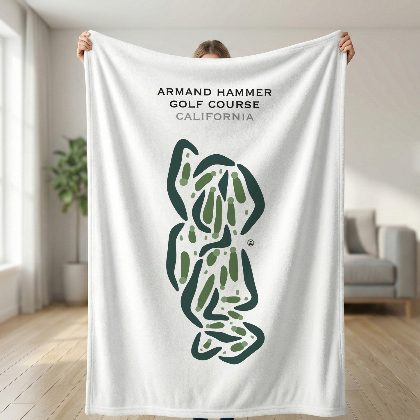 Armand Hammer Golf Course, California - Printed Golf Courses
