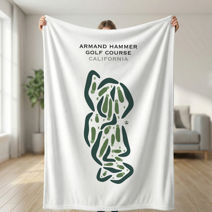 Armand Hammer Golf Course, California - Printed Golf Courses