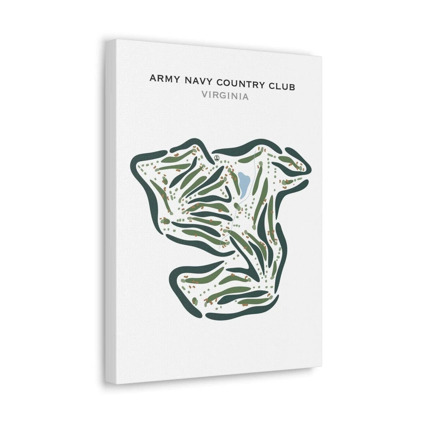 Army Navy Country Club, Fairfax, Virginia - Printed Golf Courses