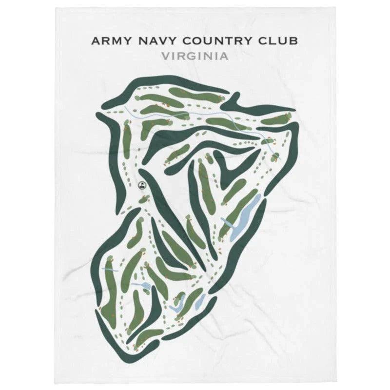 Army Navy Country Club, Arlington, Virginia - Printed Golf Courses