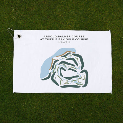 Arnold Palmer Course at Turtle Bay Golf Course, Hawaii - Printed Golf Courses