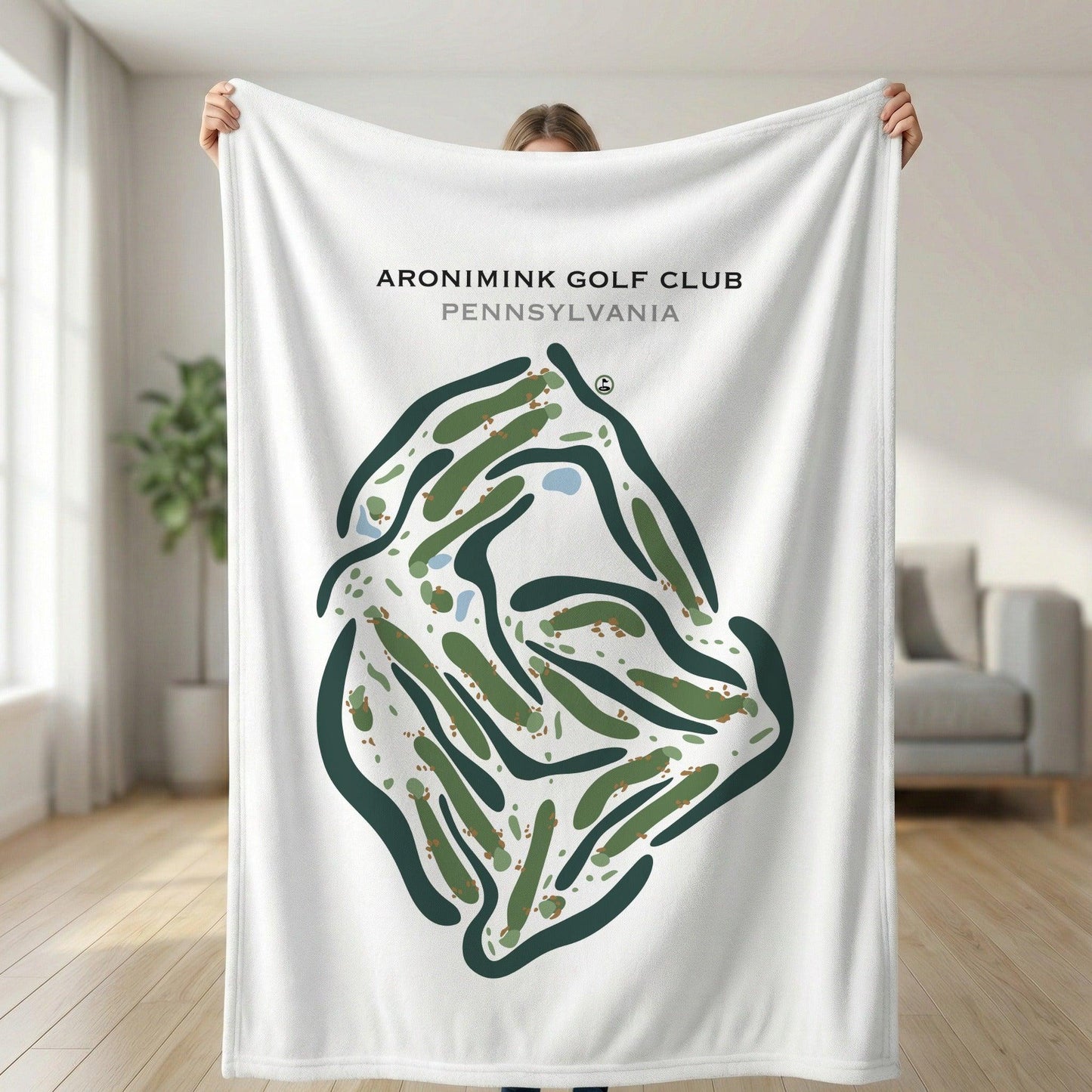 Aronimink Golf Club, Pennsylvania - Printed Golf Courses