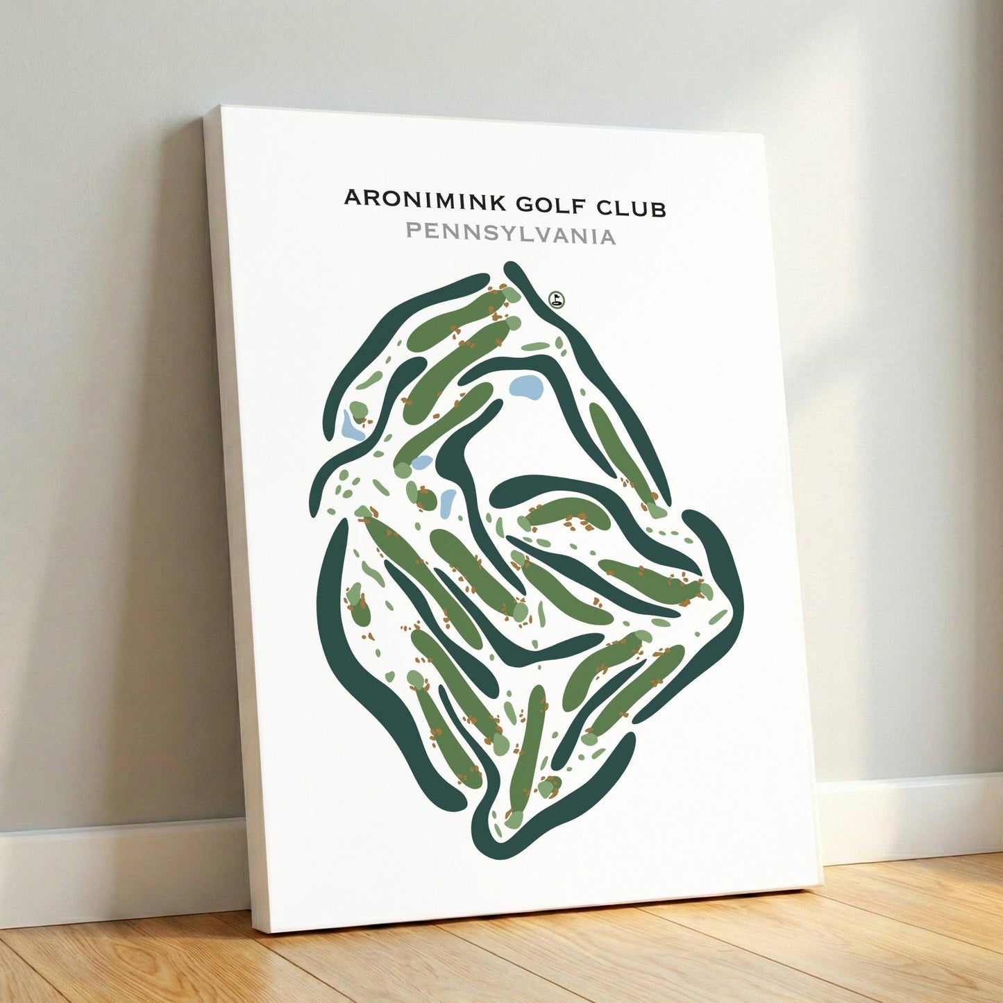 Aronimink Golf Club, Pennsylvania - Printed Golf Courses