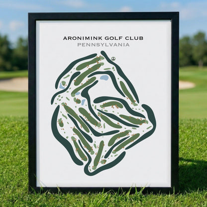 Aronimink Golf Club, Pennsylvania - Printed Golf Courses