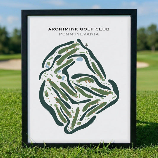 Aronimink Golf Club, Pennsylvania - Printed Golf Courses
