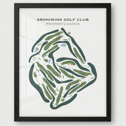 Aronimink Golf Club, Pennsylvania - Printed Golf Courses
