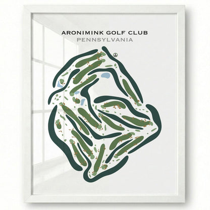 Aronimink Golf Club, Pennsylvania - Printed Golf Courses