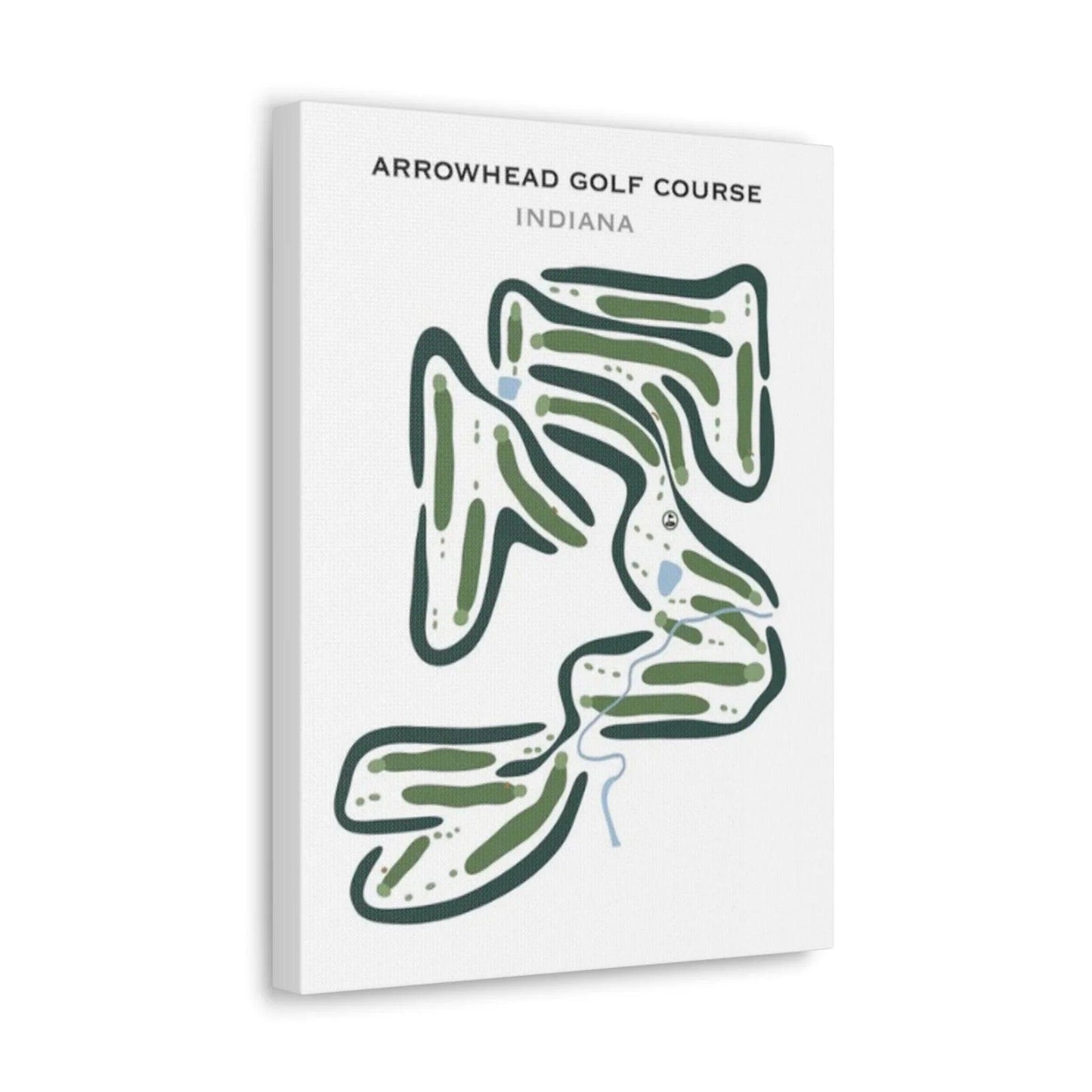 Arrowhead Golf Course, Indiana - Printed Golf Courses