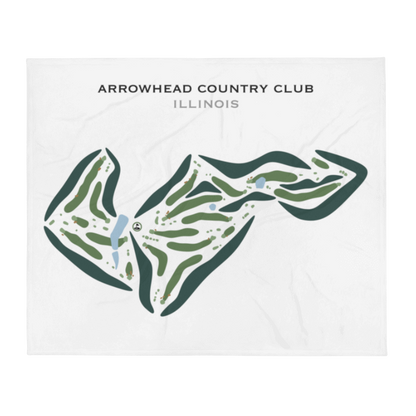 Arrowhead Country Club, Illinois - Printed Golf Courses