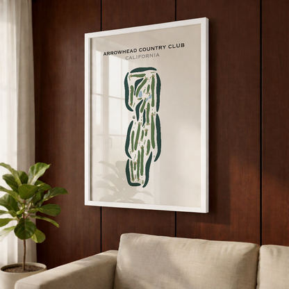 Arrowhead Country Club, California - Printed Golf Courses