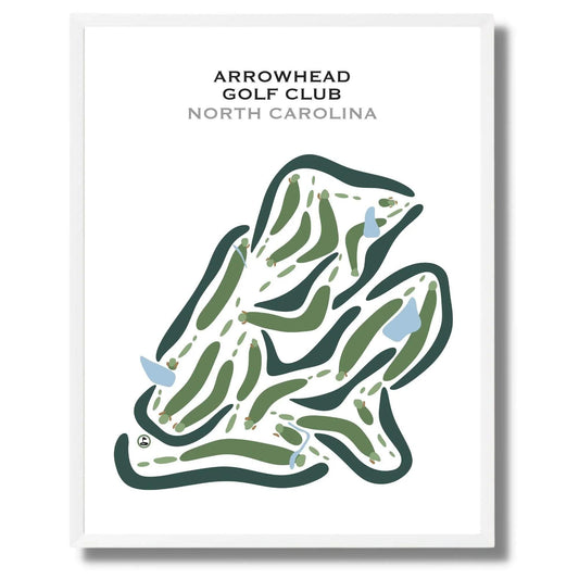 Arrowhead Golf Club, North Carolina - Printed Golf Courses