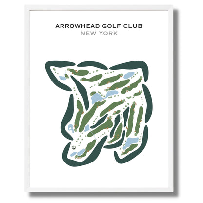 Arrowhead Golf Club, New York - Printed Golf Courses