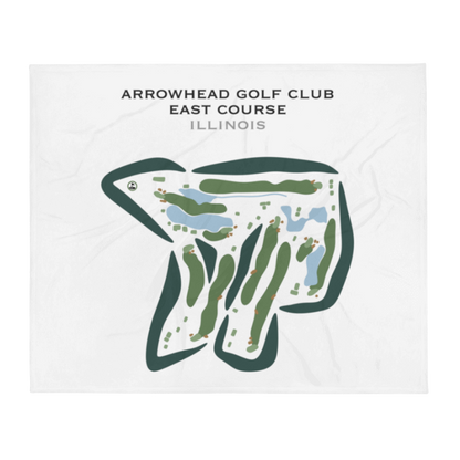 Arrowhead Golf Club - East Course, Illinois - Printed Golf Courses