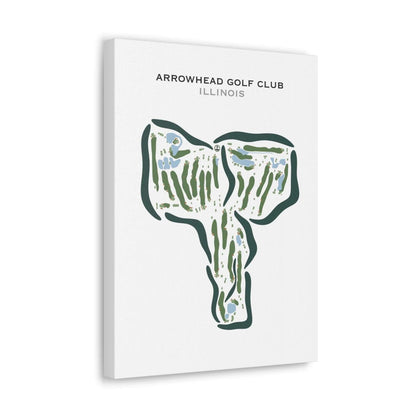 Arrowhead Golf Club, Illinois - Printed Golf Courses