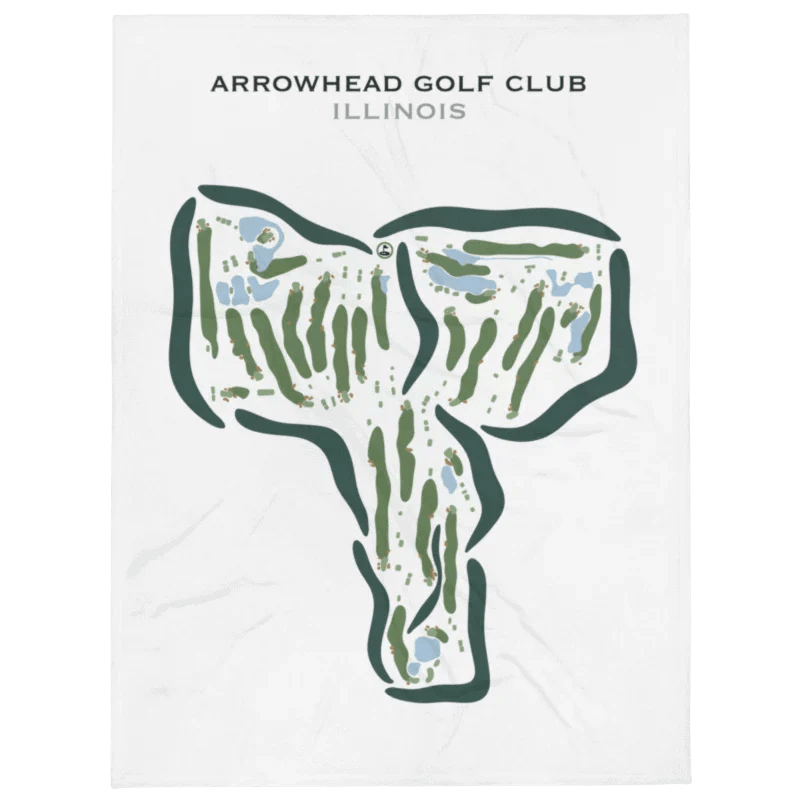 Arrowhead Golf Club, Illinois - Printed Golf Courses