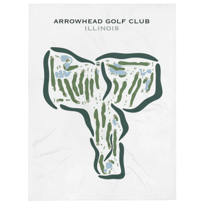 Arrowhead Golf Club, Illinois - Printed Golf Courses