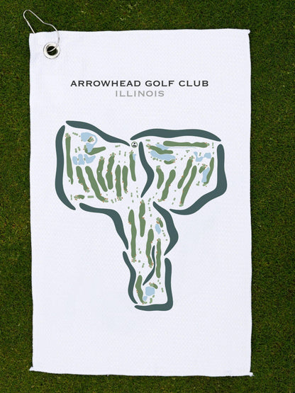 Arrowhead Golf Club, Illinois - Printed Golf Courses
