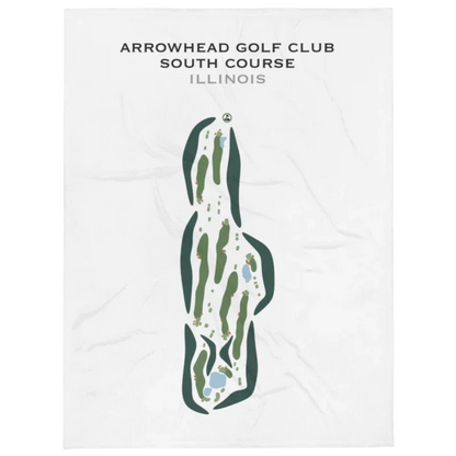 Arrowhead Golf Club - South Course, Illinois - Printed Golf Courses