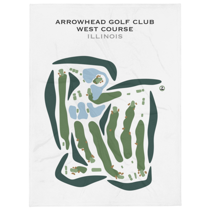 Arrowhead Golf Club - West Course, Illinois - Printed Golf Courses