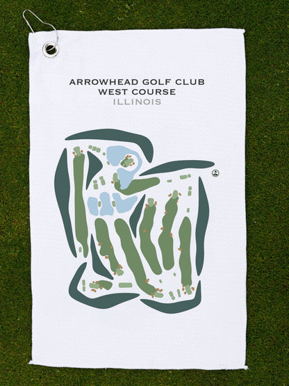 Arrowhead Golf Club - West Course, Illinois - Printed Golf Courses