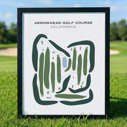 Arrowhead Golf Course, California - Printed Golf Courses