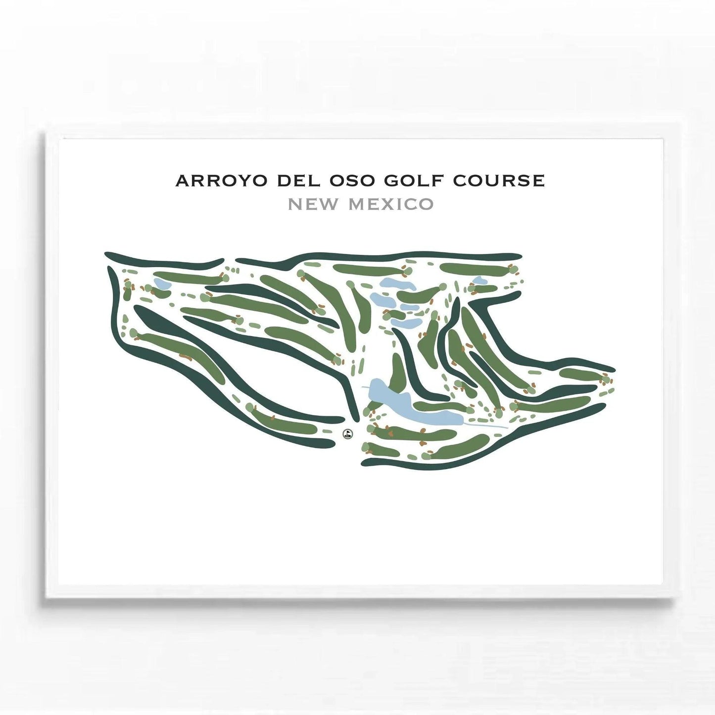 Arroyo Del Oso Golf Course, New Mexico - Printed Golf Courses
