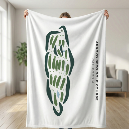 Arroyo Seco Golf Course, California - Printed Golf Courses