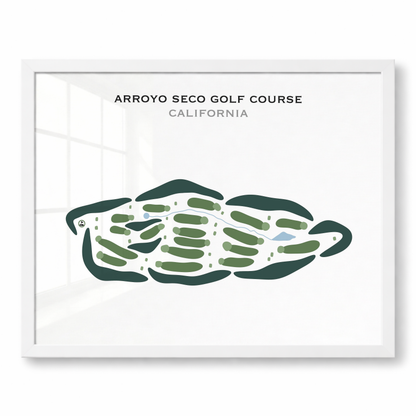 Arroyo Seco Golf Course, California - Printed Golf Courses