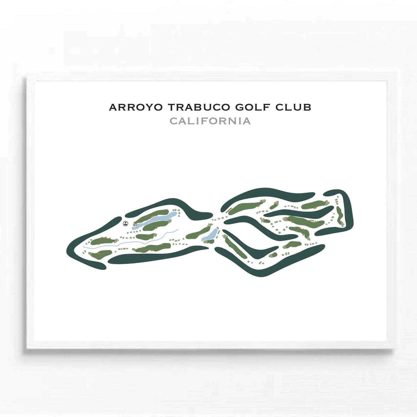 Arroyo Trabuco Golf Club, California - Printed Golf Course