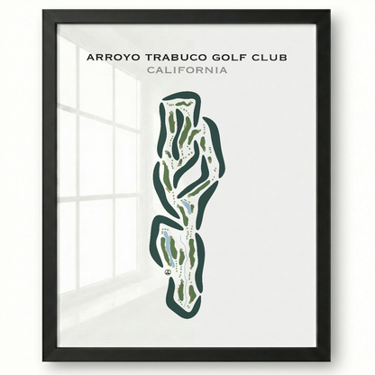 Arroyo Trabuco Golf Club, California - Printed Golf Courses